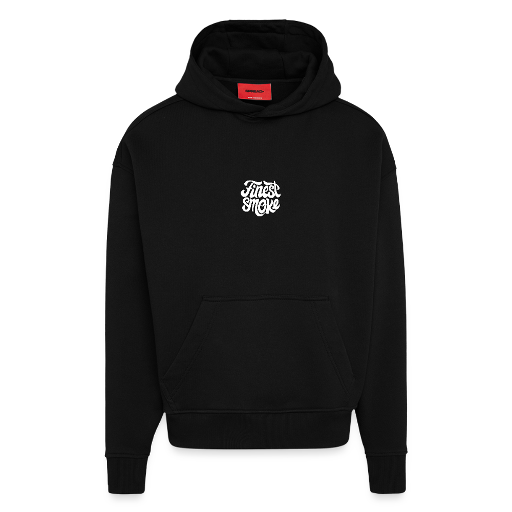 Hoodie - FinestSmoke - SOLID BLACK