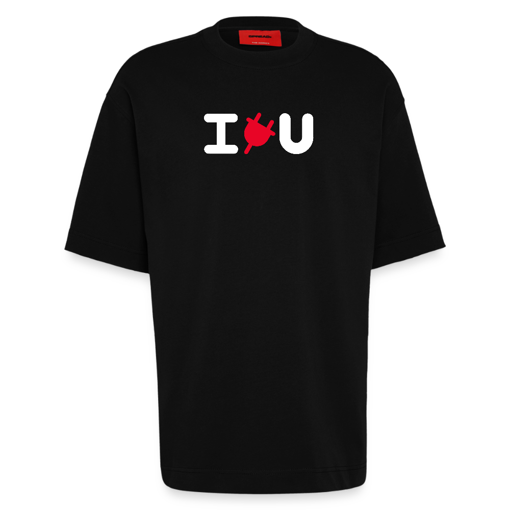 T-Shirt 220 g/m² - IPLUGYOU - SOLID BLACK