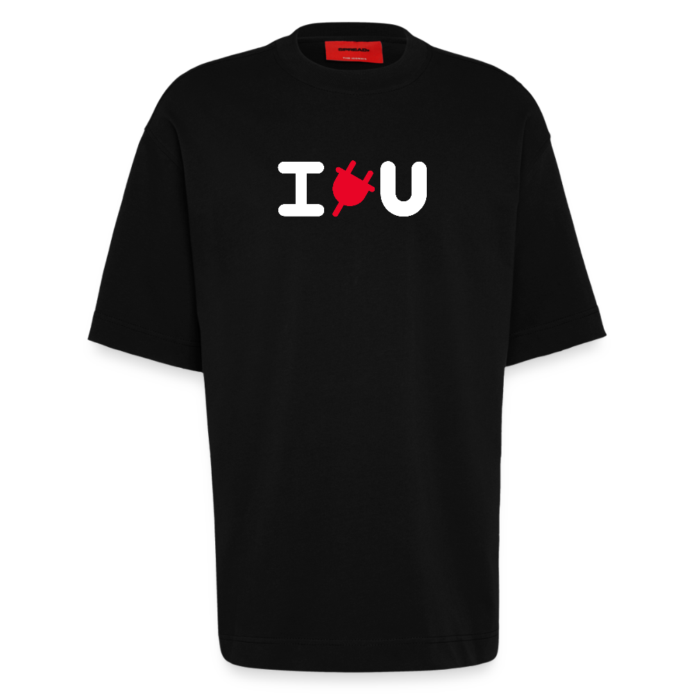 Unisex T-Shirt 220 g/m² - IPLUGYOU - SOLID BLACK