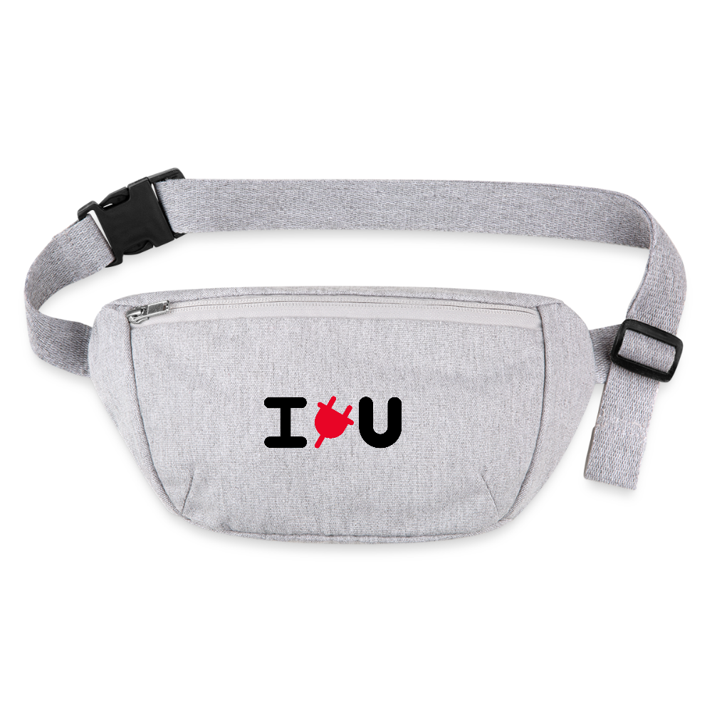 Hip Bag - IPLUGYOU (BL) - heather grey