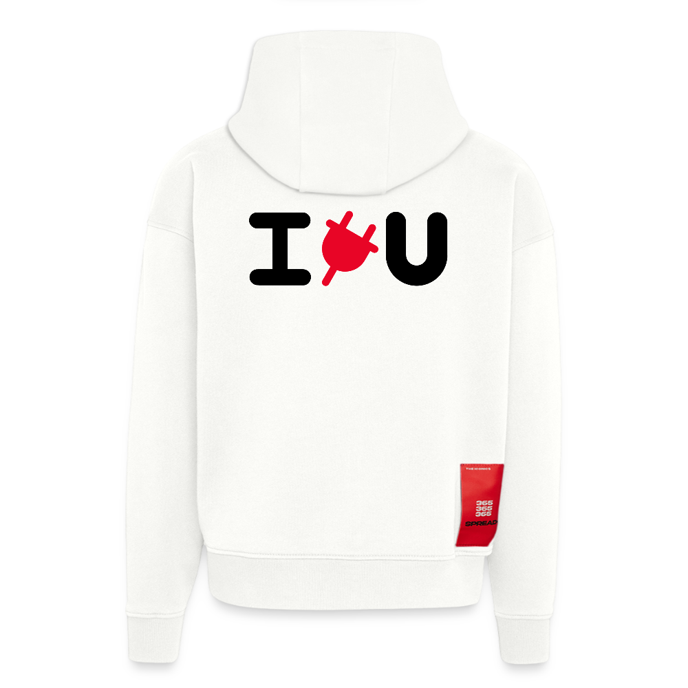 HOODIE - IPLUGYOU (BL) - OFF WHITE