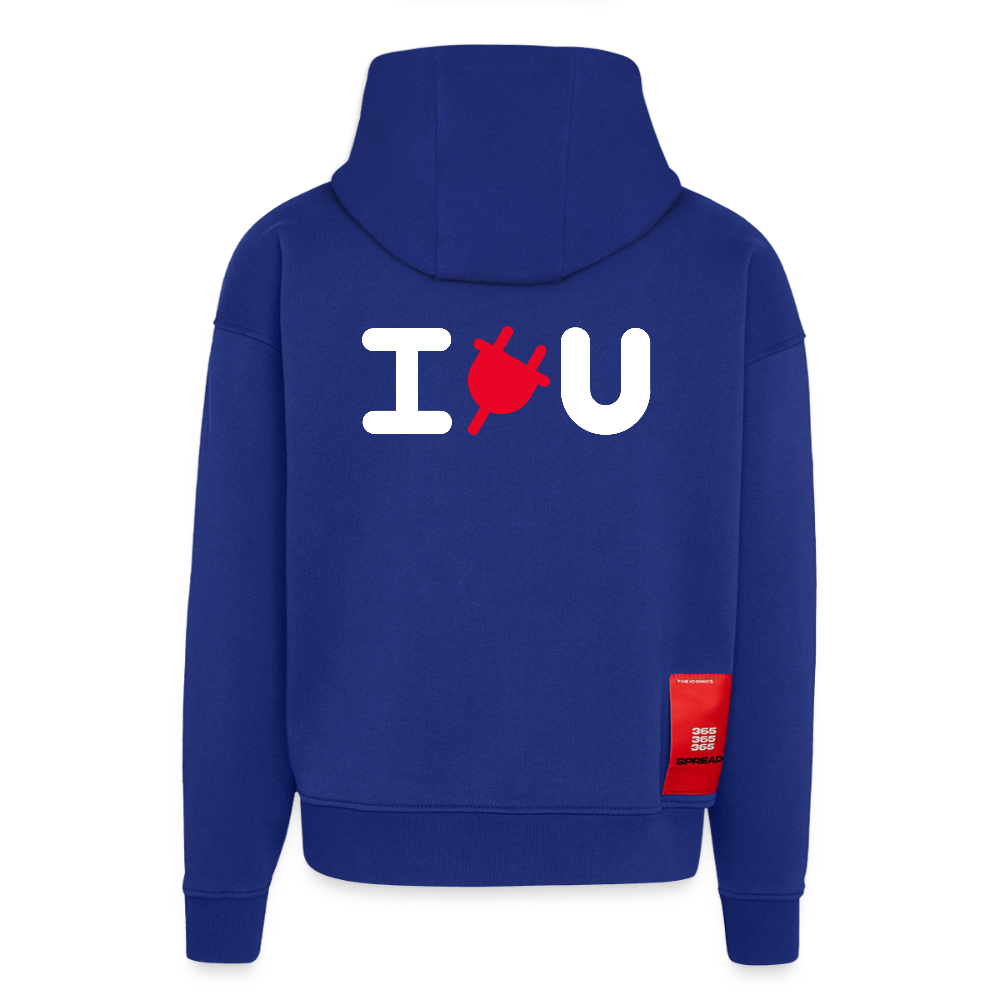 Hoodie - IPLUGYOU - Iconic Blue