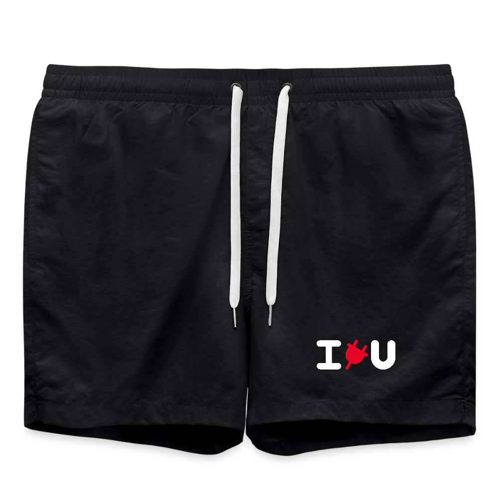 Badeshorts - IPLUGYOU - black