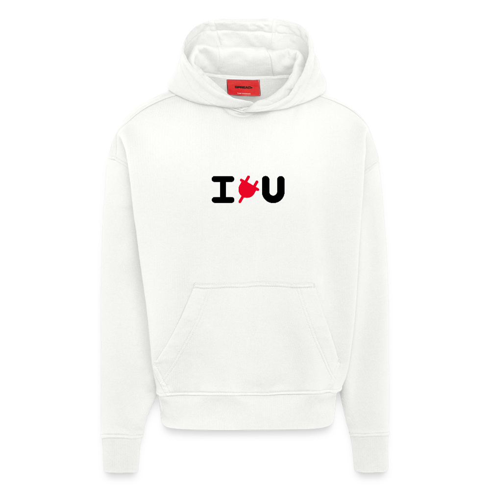 HOODIE - IPLUGYOU (BL) - OFF WHITE