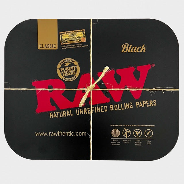 RAW Black Magnetic Rolling Tray Cover