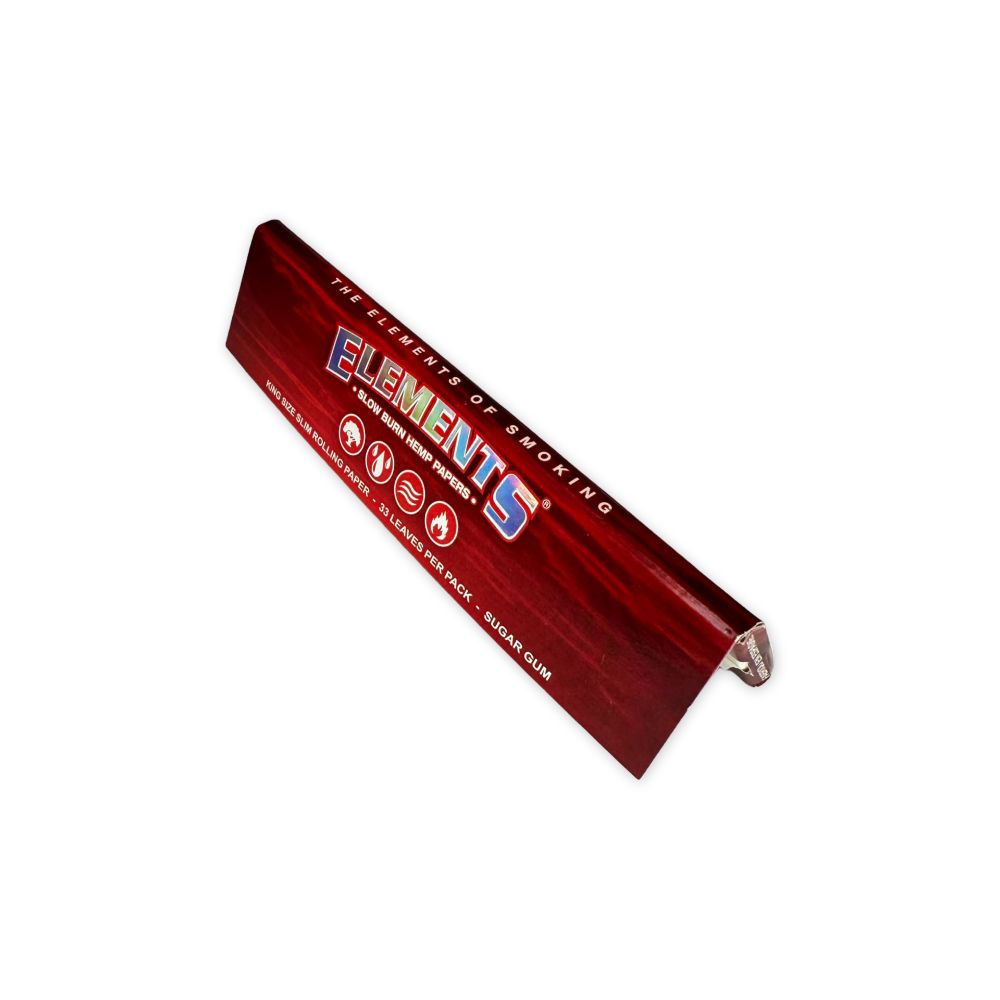 Elements Red King Size Slim Box/50