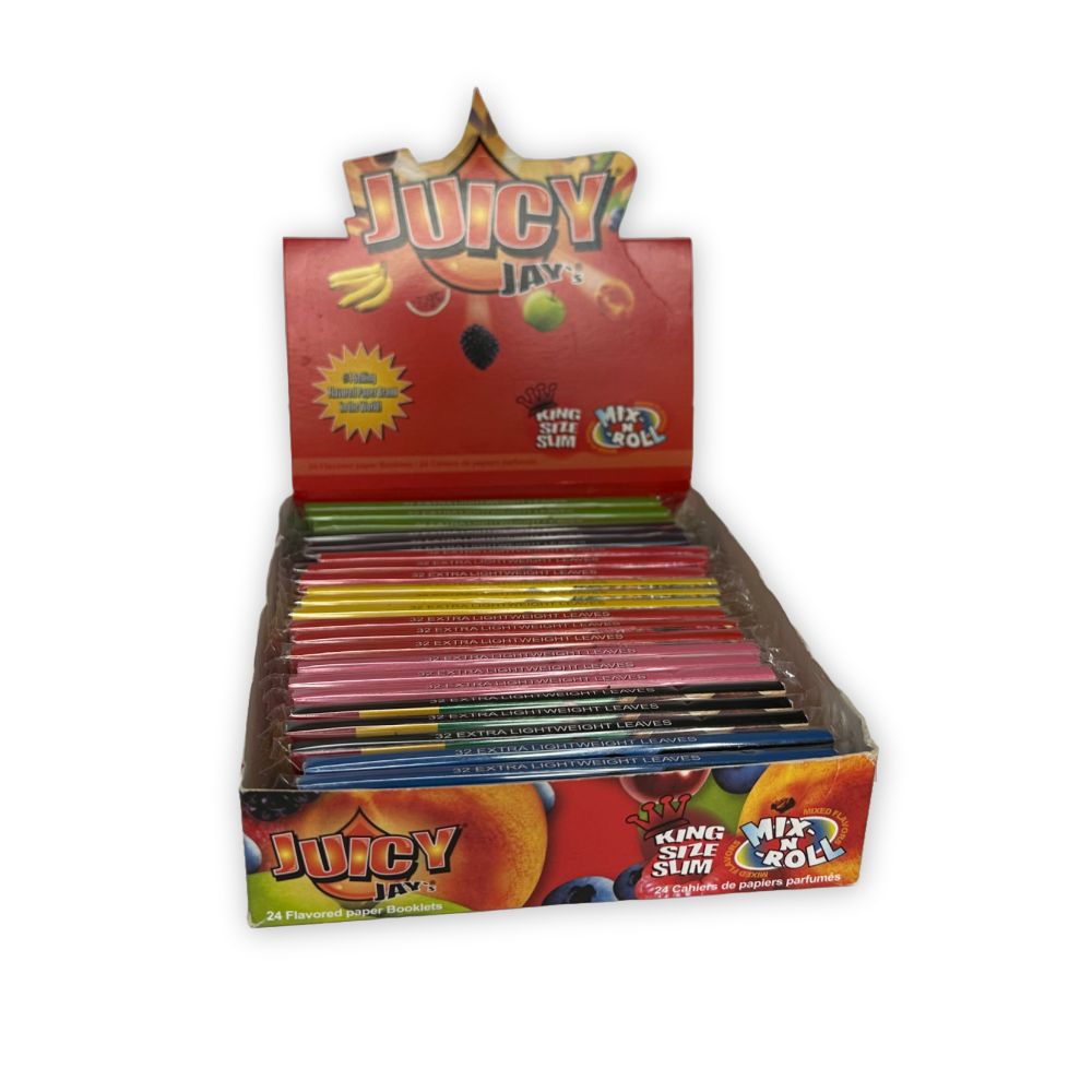 Juicy Jay King Size Slim MIX n Roll Box/24