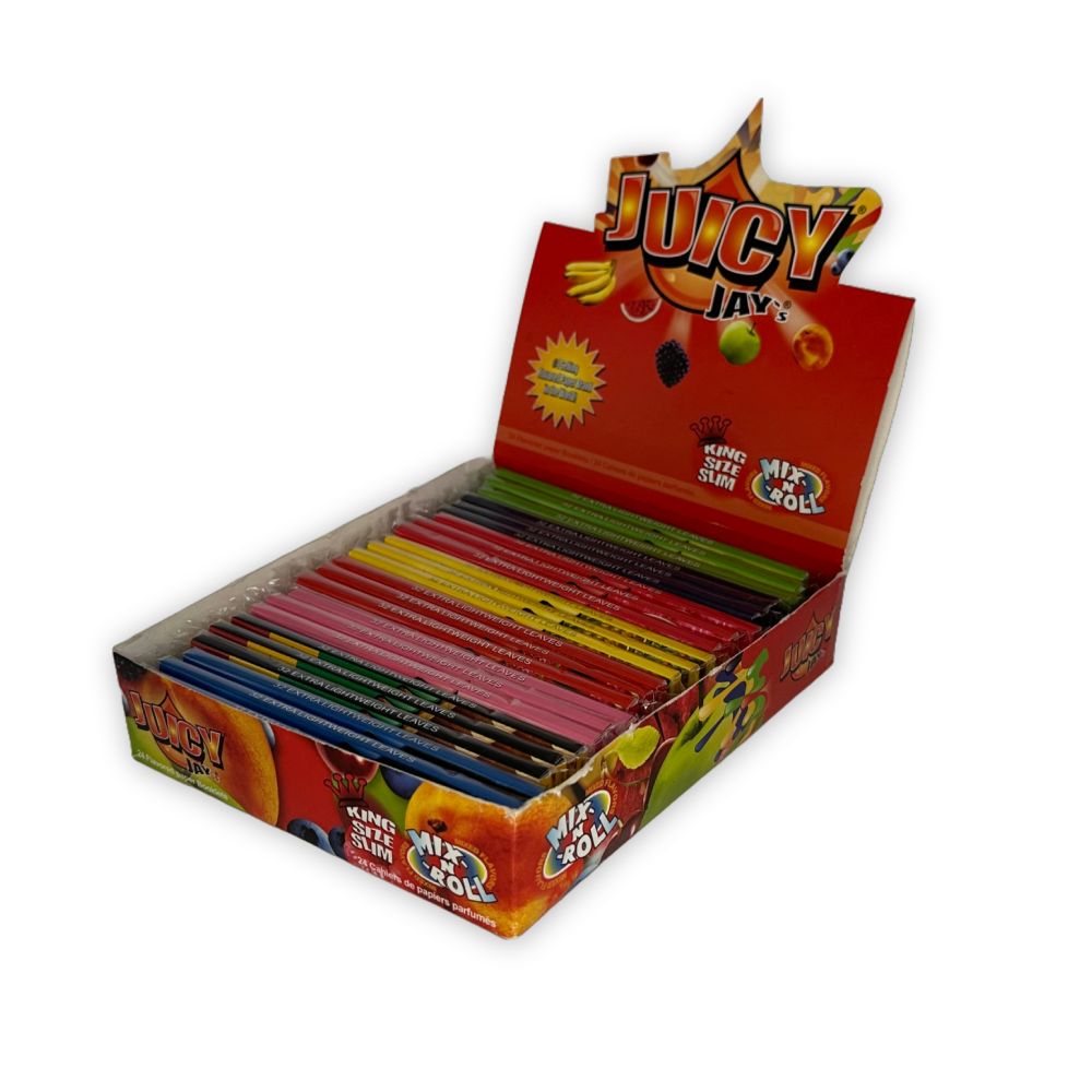Juicy Jay King Size Slim MIX n Roll Box/24