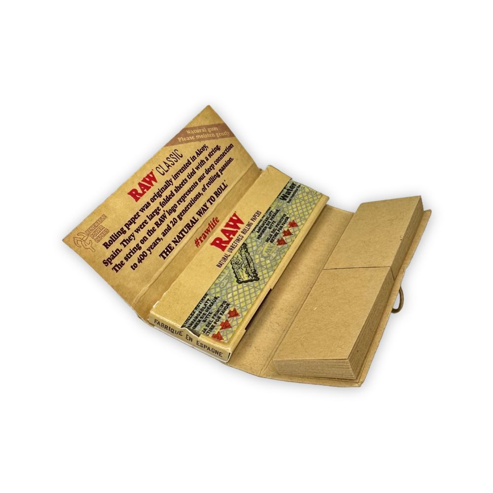 RAW Connoisseur Single Wide + Tips Box/24