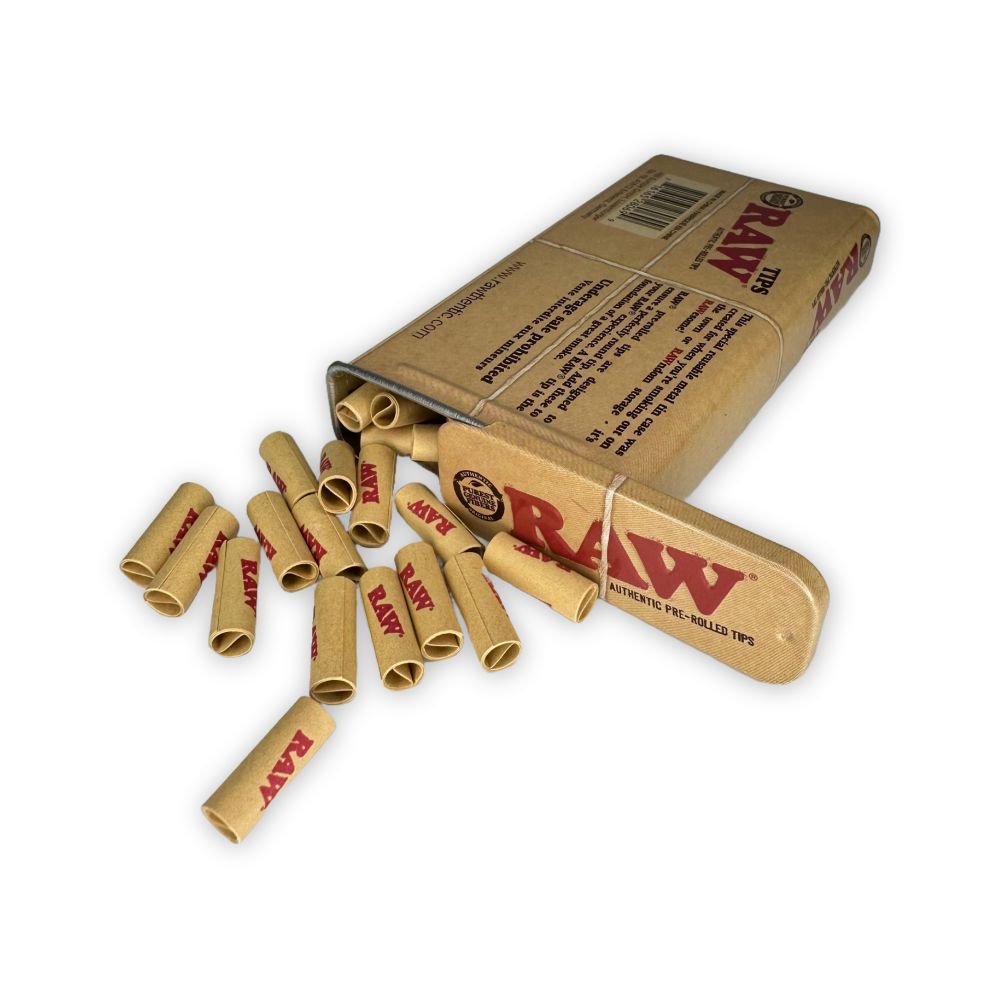 RAW Prerolled Tips Tin