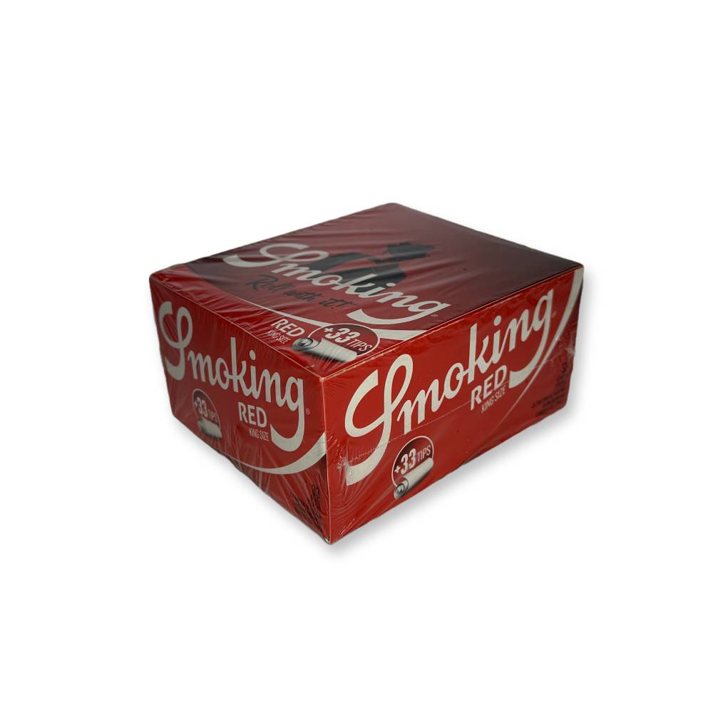Smoking Red King Size + Tips Box/24