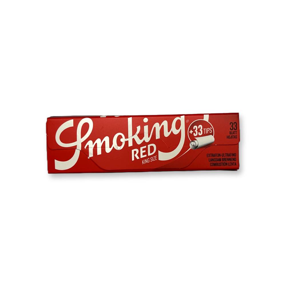 Smoking Red King Size + Tips Box/24