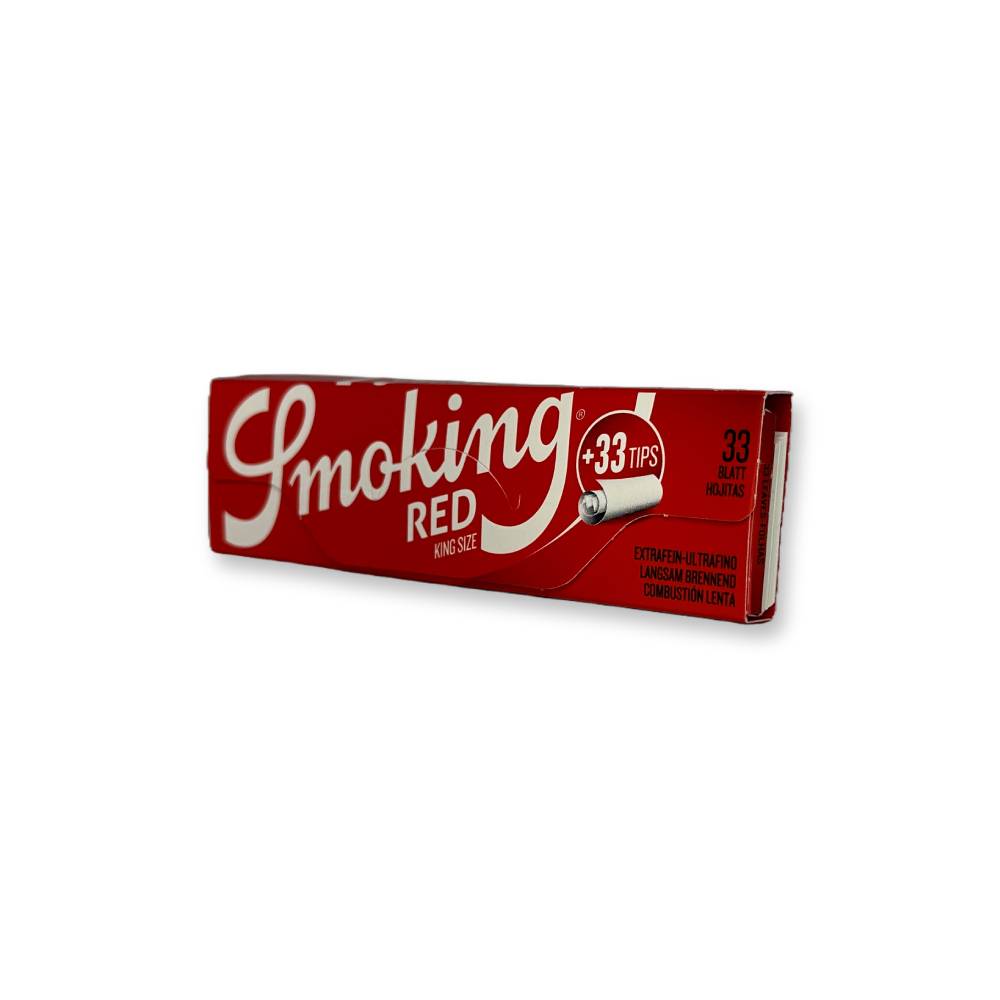 Smoking Red King Size + Tips Box/24