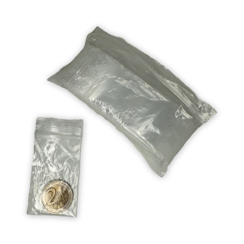 Druckverschlussbeutel 50µ - 40 x 60mm Box/10