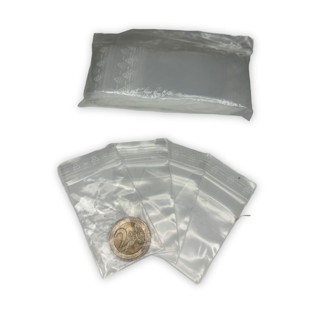 Druckverschlussbeutel 50µ - 40 x 60mm