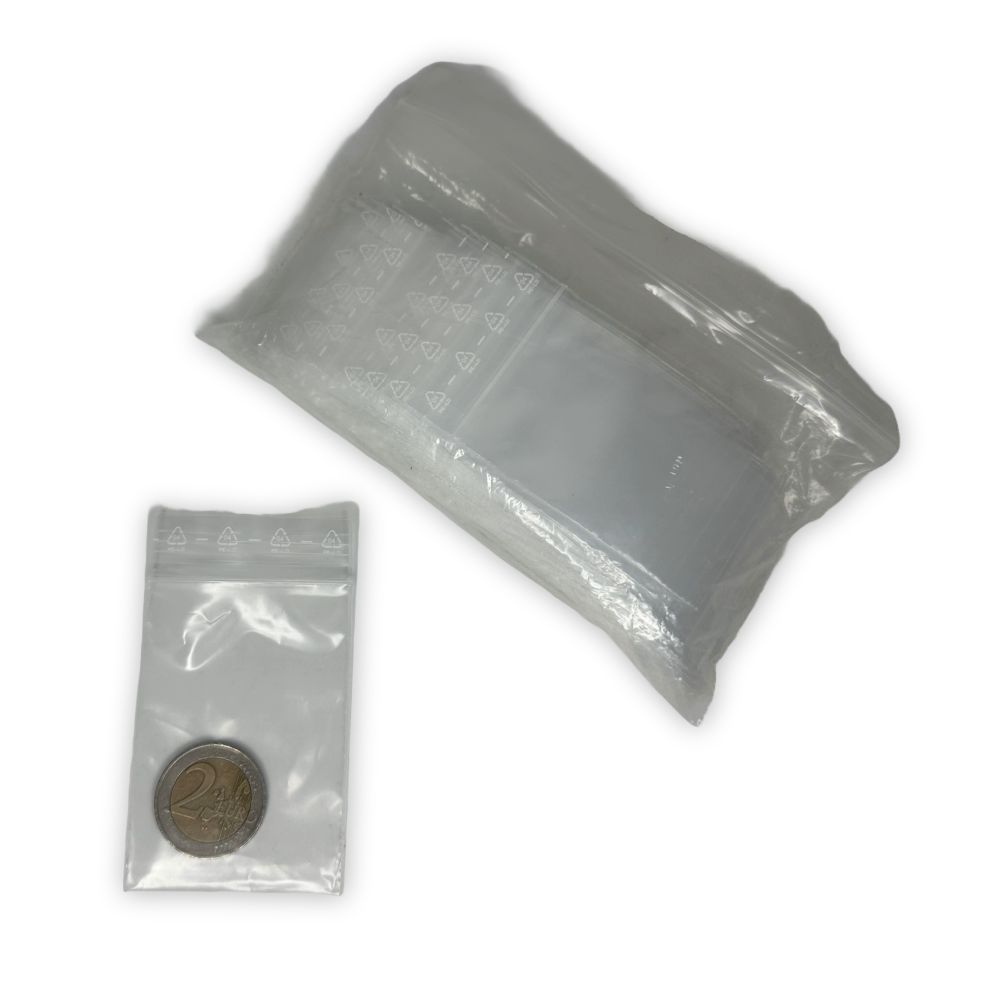 Druckverschlussbeutel 50µ - 50 x 70mm Box/10