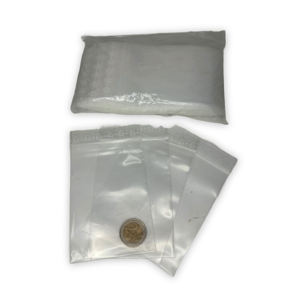 Druckverschlussbeutel 90µ - 80 x 120 Box/10