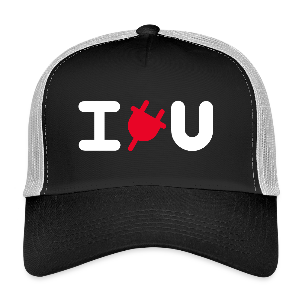 MeshCap - IPLUGYOU - black/stone grey