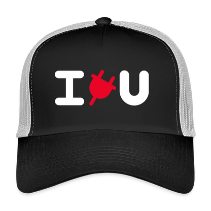 MeshCap - IPLUGYOU - black/stone grey
