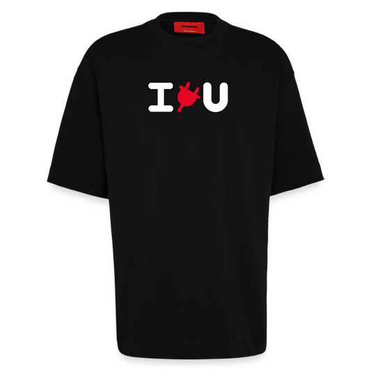 T-Shirt 220 g/m² - IPLUGYOU - SOLID BLACK