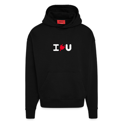Hoodie - IPLUGYOU - SOLID BLACK