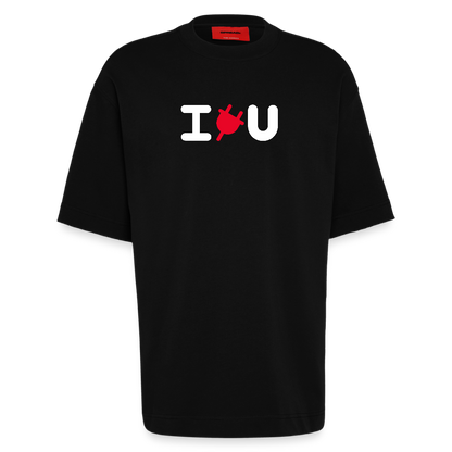 Unisex T-Shirt 220 g/m² - IPLUGYOU - SOLID BLACK