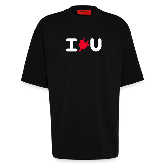 Unisex T-Shirt 220 g/m² - IPLUGYOU - SOLID BLACK