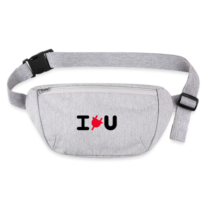 Hip Bag - IPLUGYOU (BL) - heather grey
