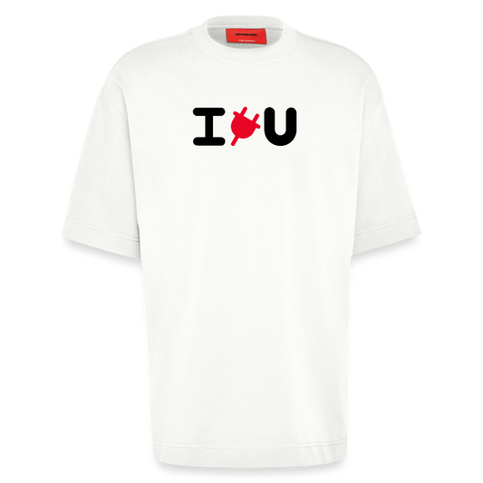 Unisex T-Shirt 220 g/m² - IPLUGYOU - OFF WHITE