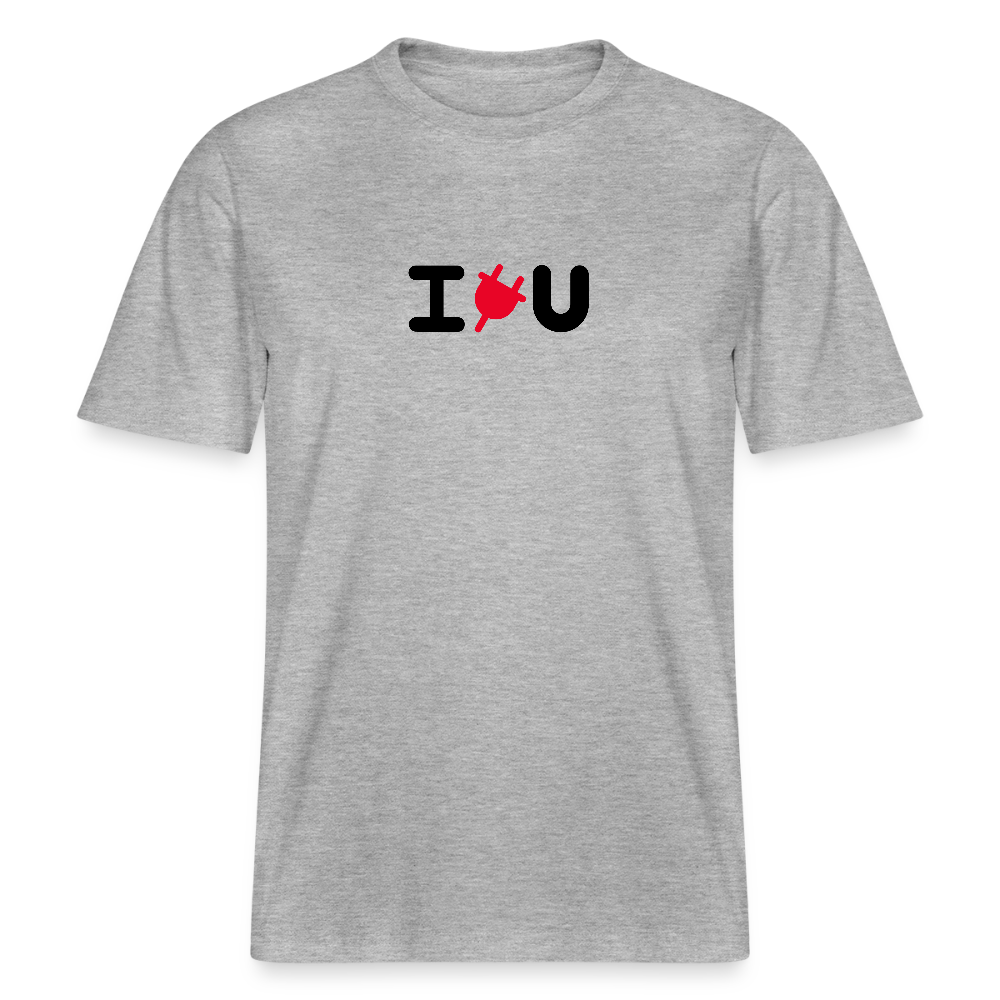 T-Shirt 215 g/m² - IPLUGYOU - heather grey