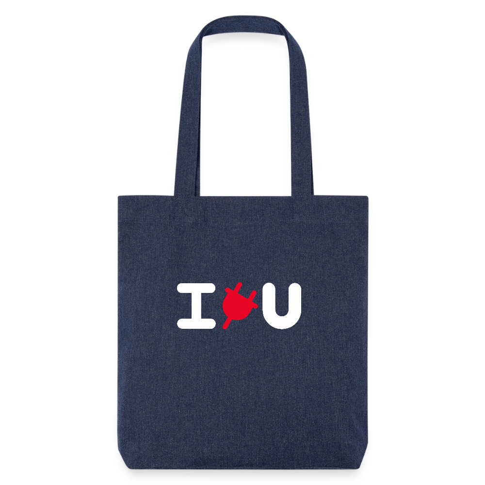 Tote Bag - IPLUGYOU - melange blue