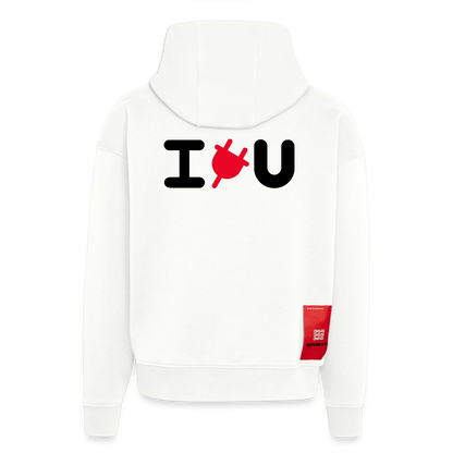 HOODIE - IPLUGYOU (BL) - OFF WHITE