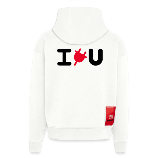 HOODIE - IPLUGYOU (BL) - OFF WHITE