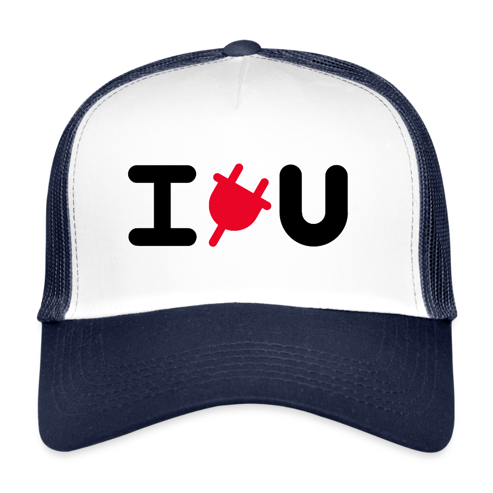 MeshCap - IPLUGYOU - white/navy