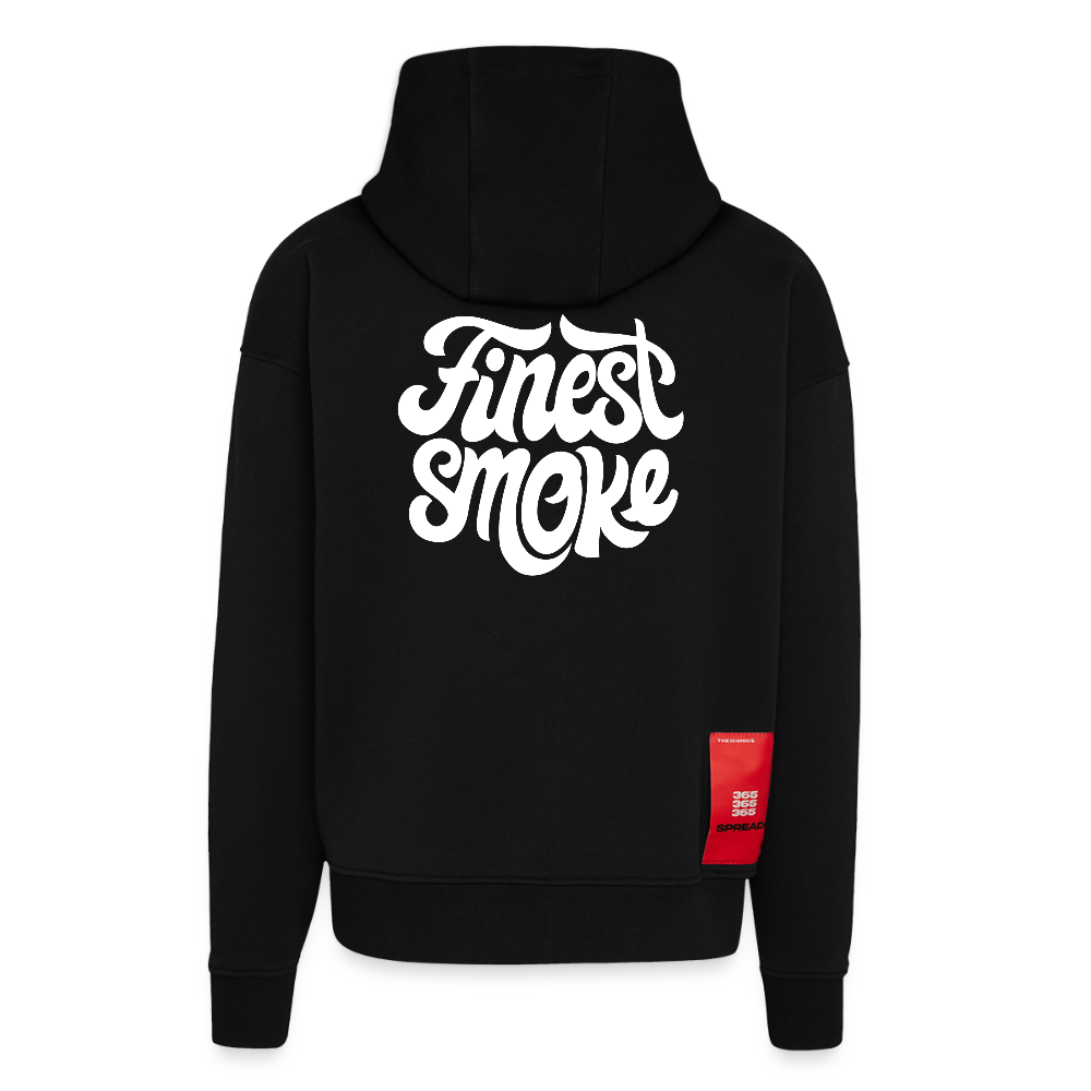 H.OS.O. Zip Hoodie - "FS - WhiteLabel" - SOLID BLACK