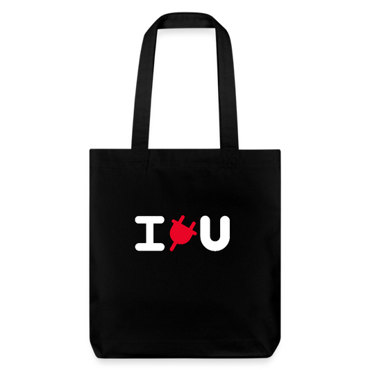Tote Bag - IPLUGYOU - black