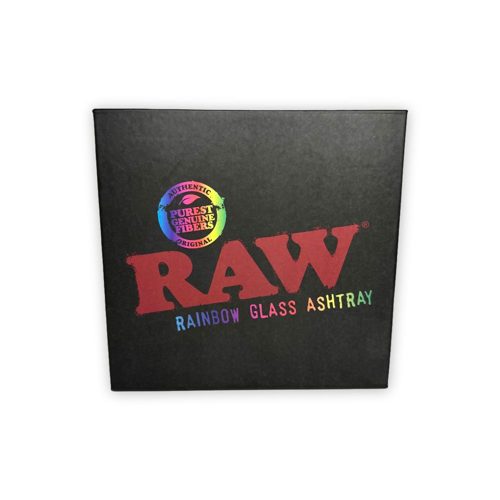 RAW Rainbow Glass Ashtray