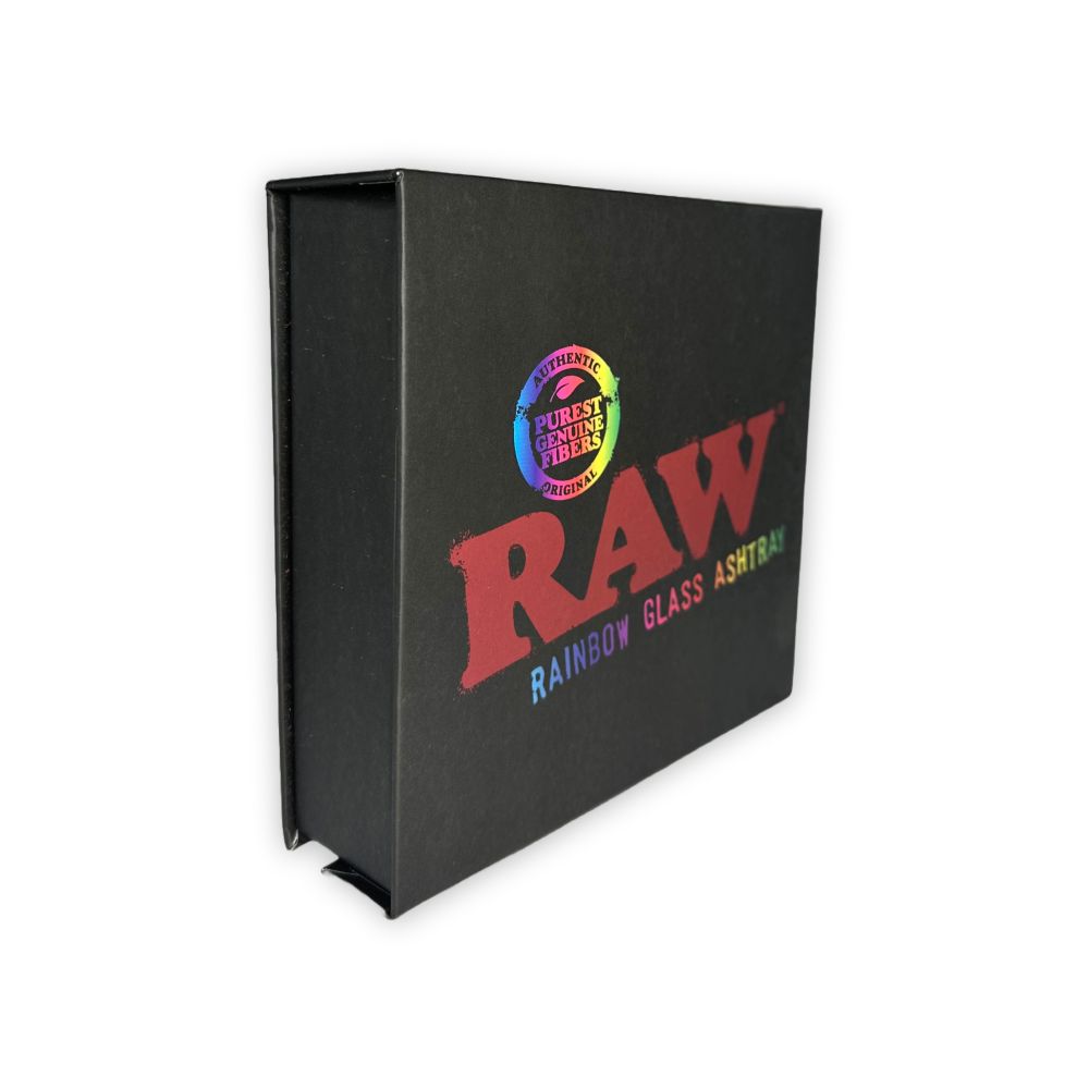 RAW Rainbow Glass Ashtray