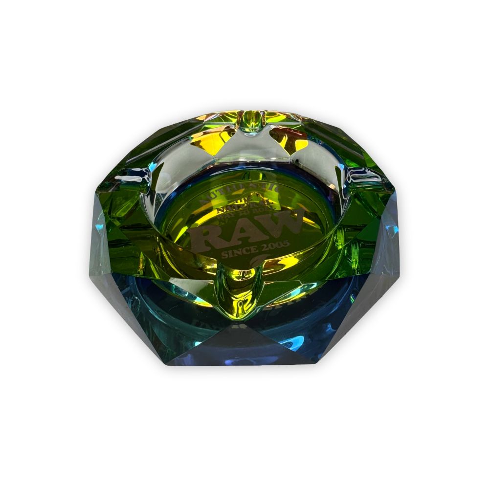 RAW Rainbow Glass Ashtray