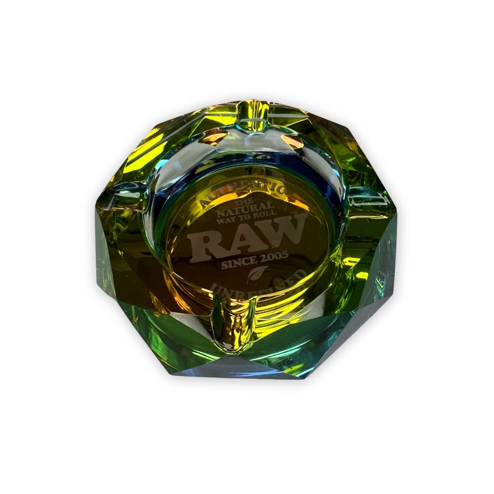 RAW Rainbow Glass Ashtray