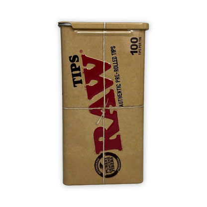 RAW Prerolled Tips Tin